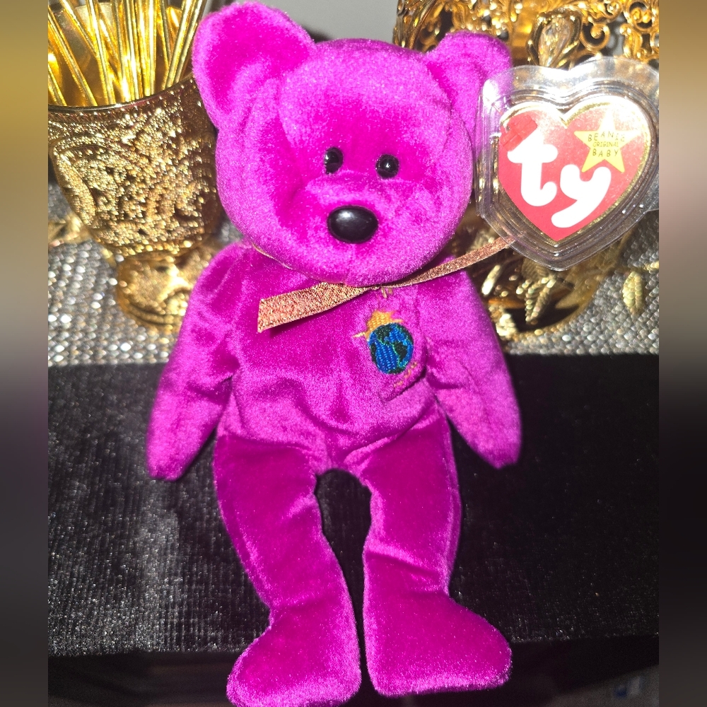 Millennium beanie baby with tag error